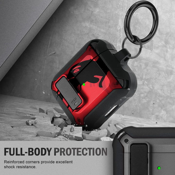 Maxjoy Carbon Fiber AirPods Case with Keychain - DOKUTRONIX