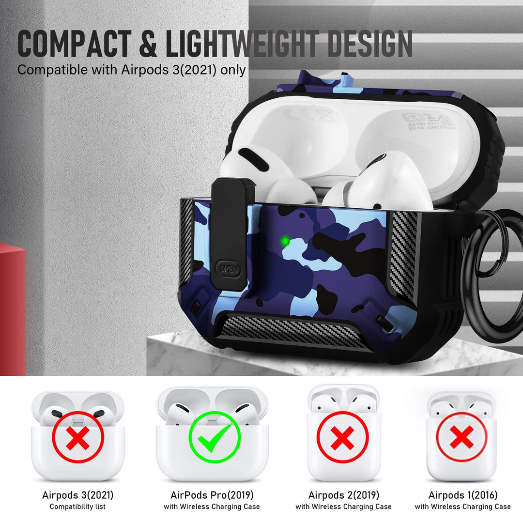 Maxjoy Carbon Fiber AirPods Case with Keychain - DOKUTRONIX