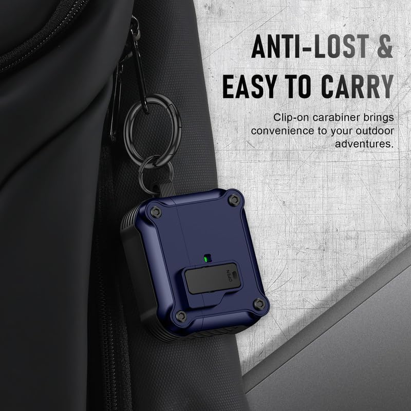 Maxjoy Carbon Fiber AirPods Case with Keychain - DOKUTRONIX