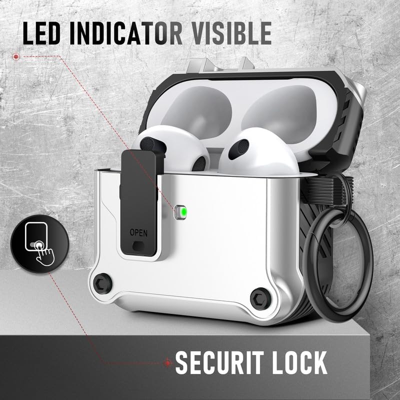 Maxjoy Carbon Fiber AirPods Case with Keychain - DOKUTRONIX