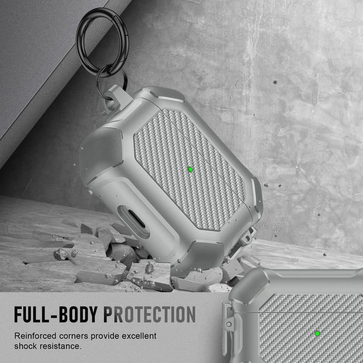 Maxjoy Carbon Fiber AirPods Case with Keychain - DOKUTRONIX