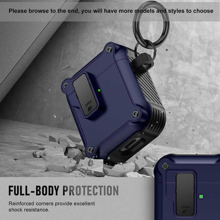 Maxjoy Carbon Fiber AirPods Case with Keychain - DOKUTRONIX