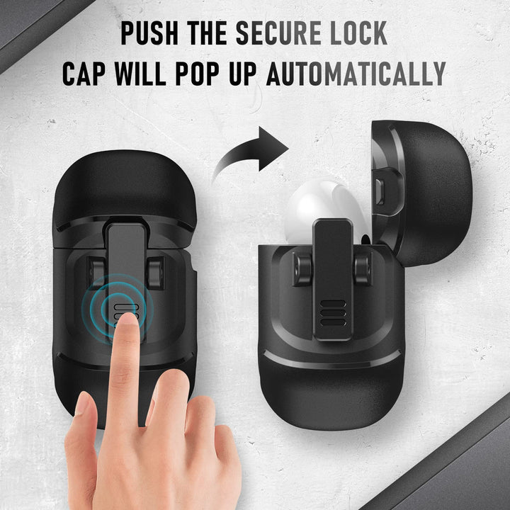 Maxjoy Carbon Fiber AirPods Case with Keychain - DOKUTRONIX