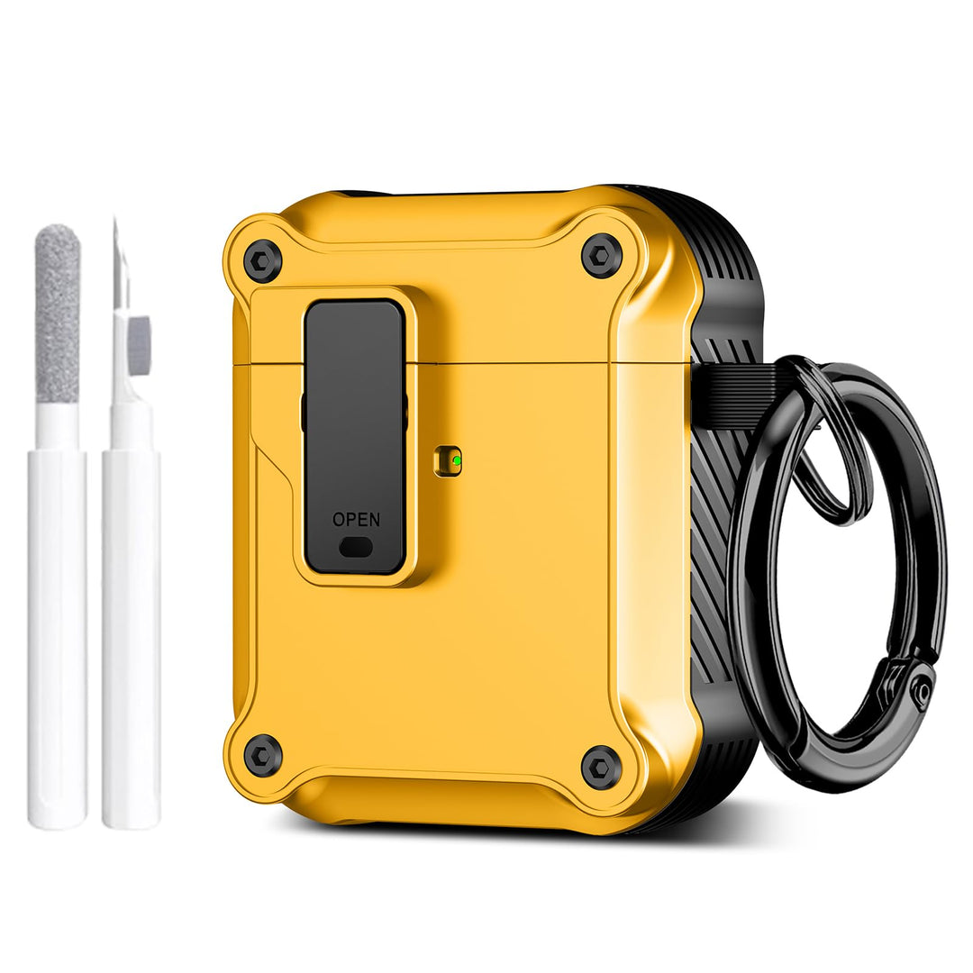 Maxjoy Carbon Fiber AirPods Case with Keychain - DOKUTRONIX