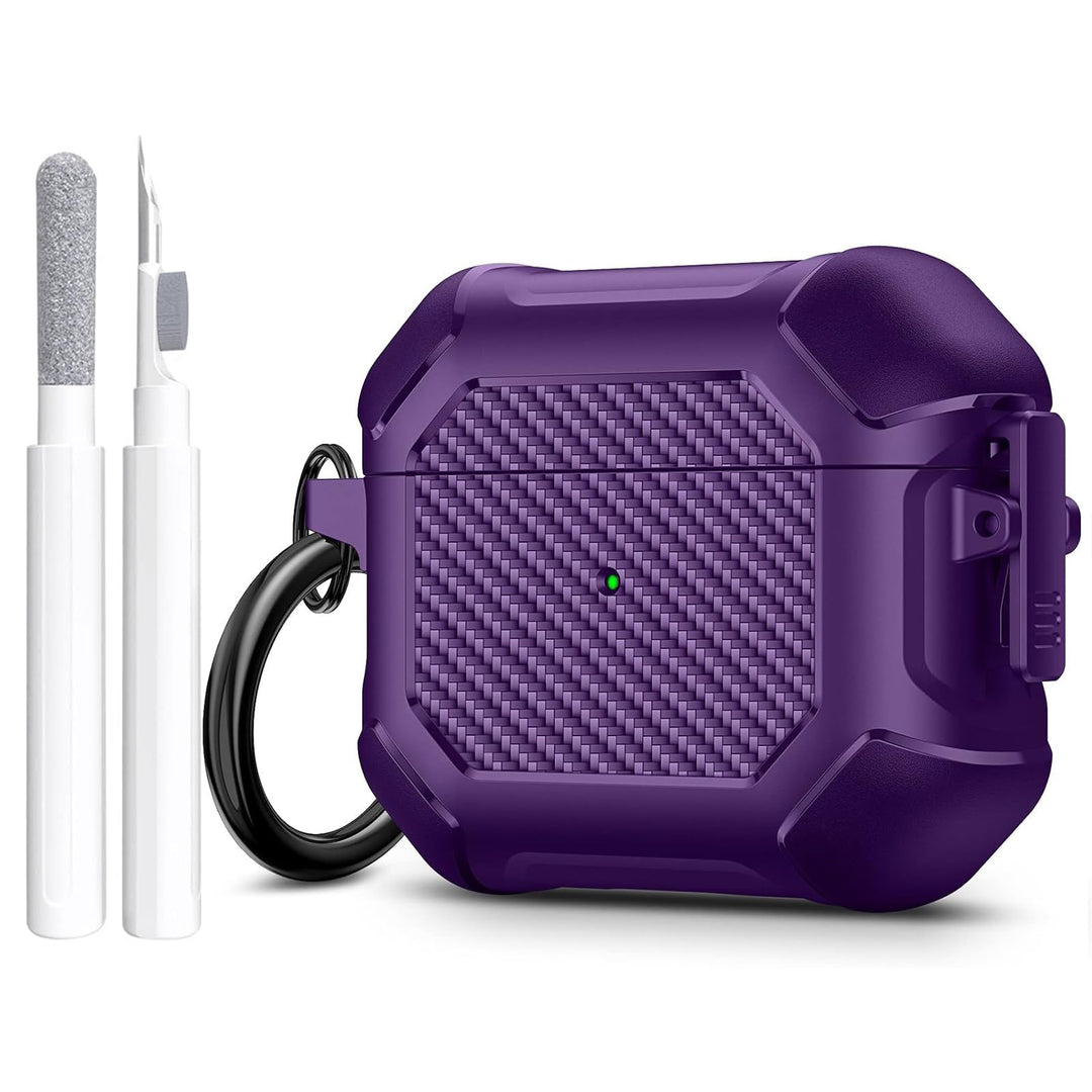 Maxjoy Carbon Fiber AirPods Case with Keychain - DOKUTRONIX
