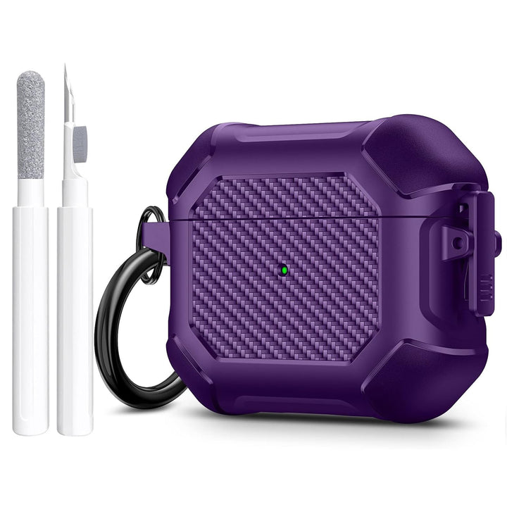 Maxjoy Carbon Fiber AirPods Case with Keychain - DOKUTRONIX