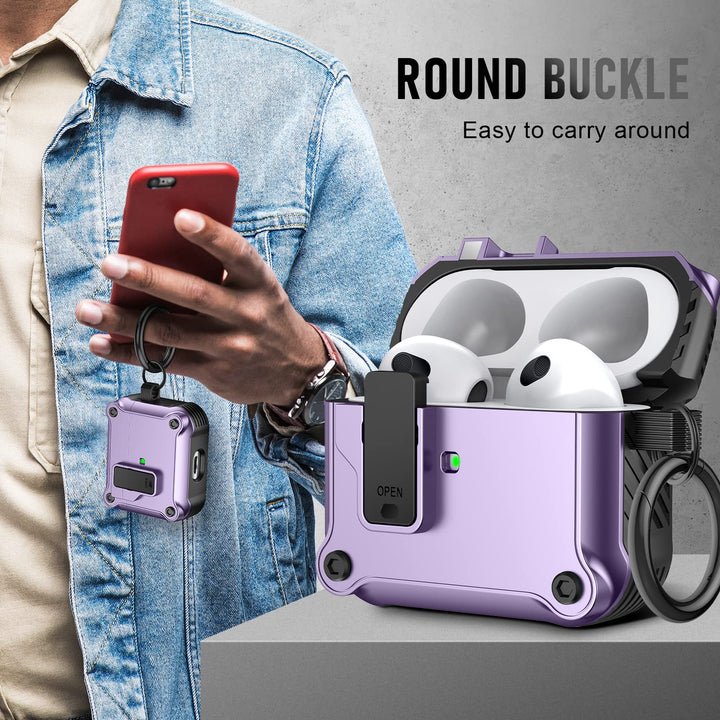 Maxjoy Carbon Fiber AirPods Case with Keychain - DOKUTRONIX