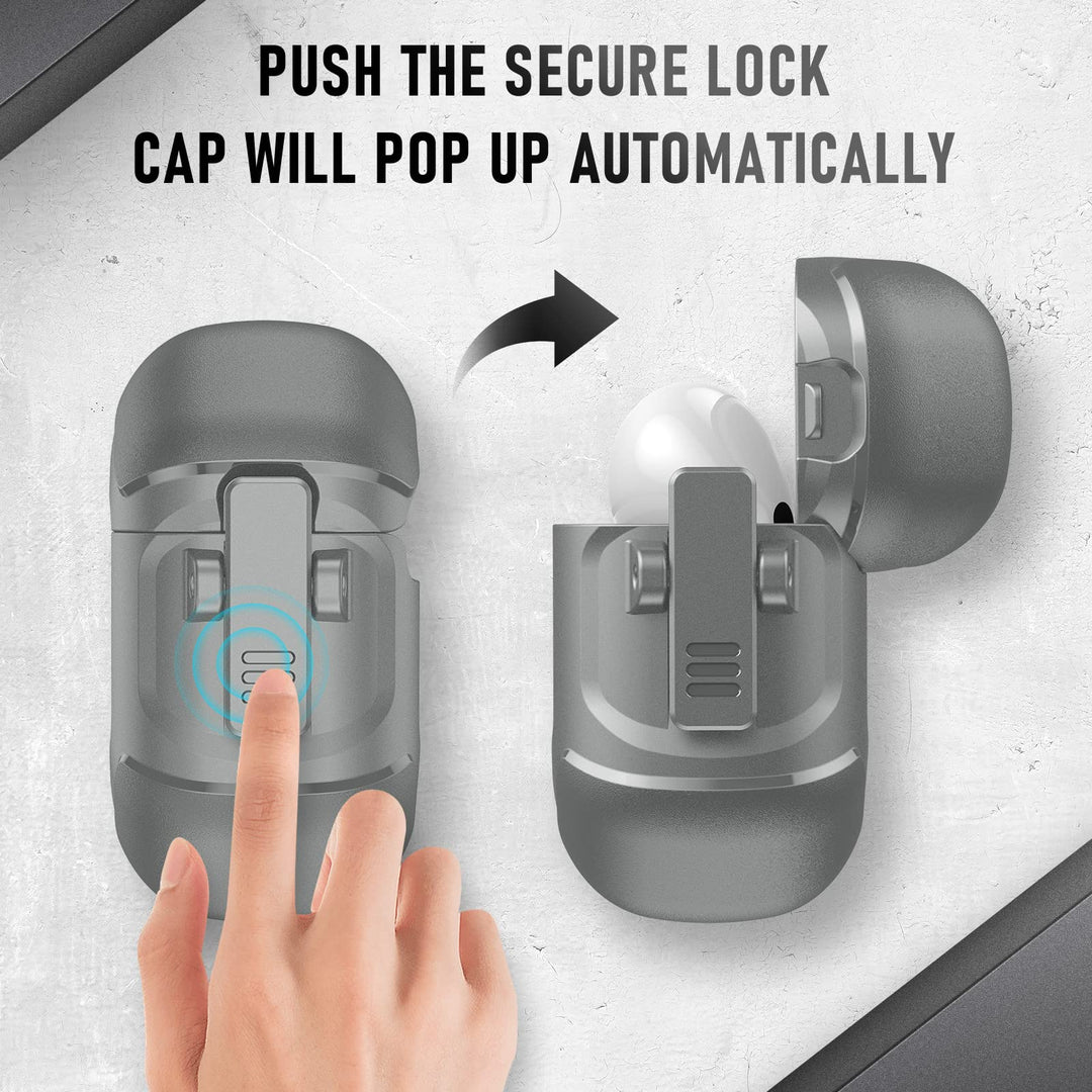 Maxjoy Carbon Fiber AirPods Case with Keychain - DOKUTRONIX