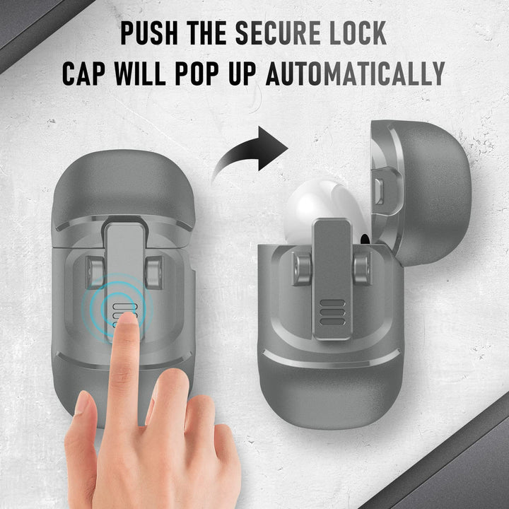 Maxjoy Carbon Fiber AirPods Case with Keychain - DOKUTRONIX