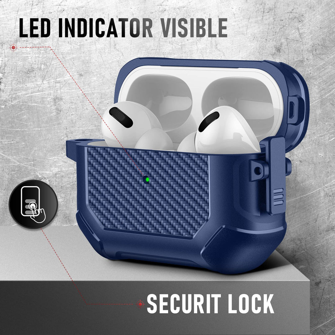 Maxjoy Carbon Fiber AirPods Case with Keychain - DOKUTRONIX