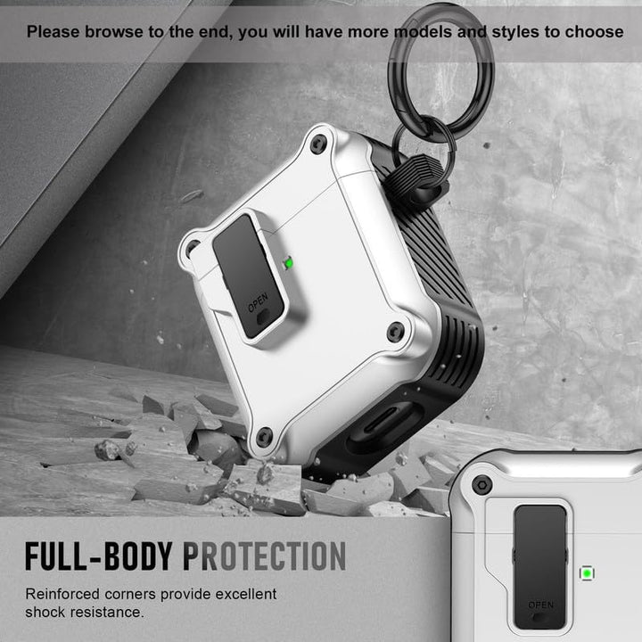 Maxjoy Carbon Fiber AirPods Case with Keychain - DOKUTRONIX