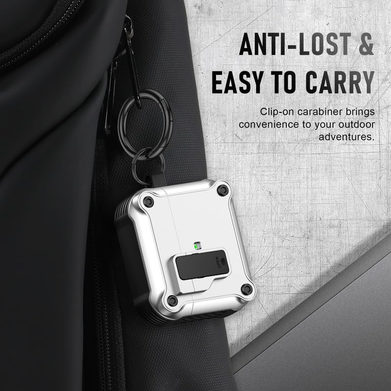 Maxjoy Carbon Fiber AirPods Case with Keychain - DOKUTRONIX