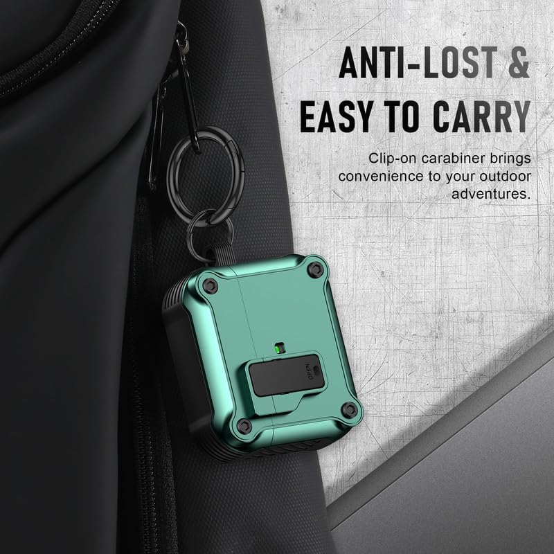 Maxjoy Carbon Fiber AirPods Case with Keychain - DOKUTRONIX