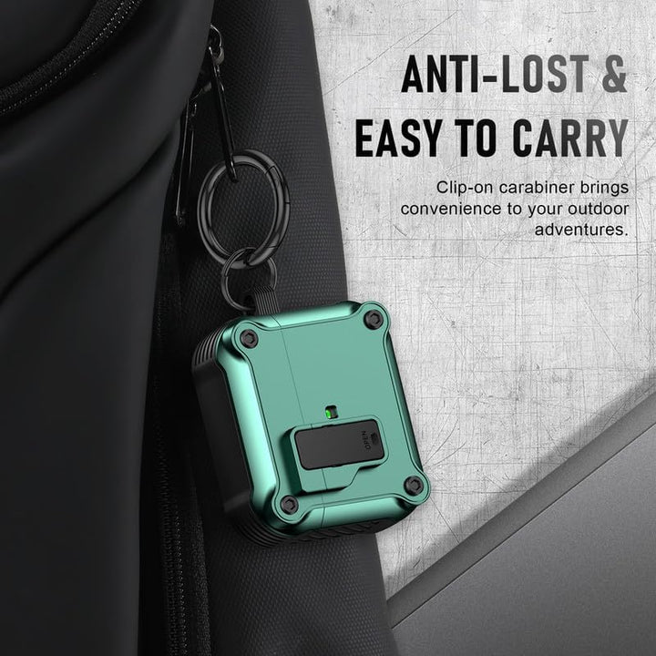 Maxjoy Carbon Fiber AirPods Case with Keychain - DOKUTRONIX