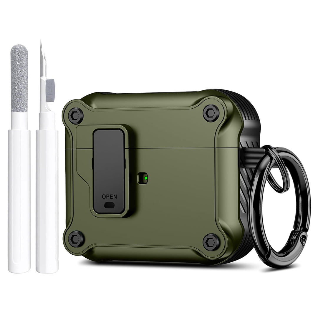 Maxjoy Carbon Fiber AirPods Case with Keychain - DOKUTRONIX