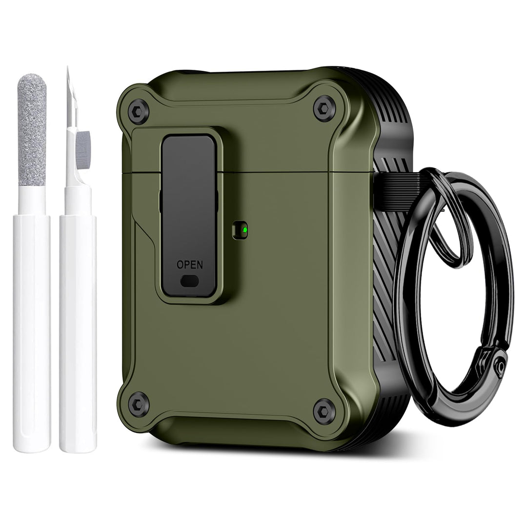 Maxjoy Carbon Fiber AirPods Case with Keychain - DOKUTRONIX