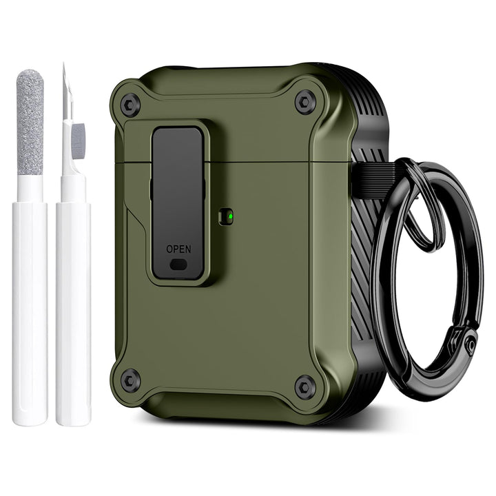 Maxjoy Carbon Fiber AirPods Case with Keychain - DOKUTRONIX