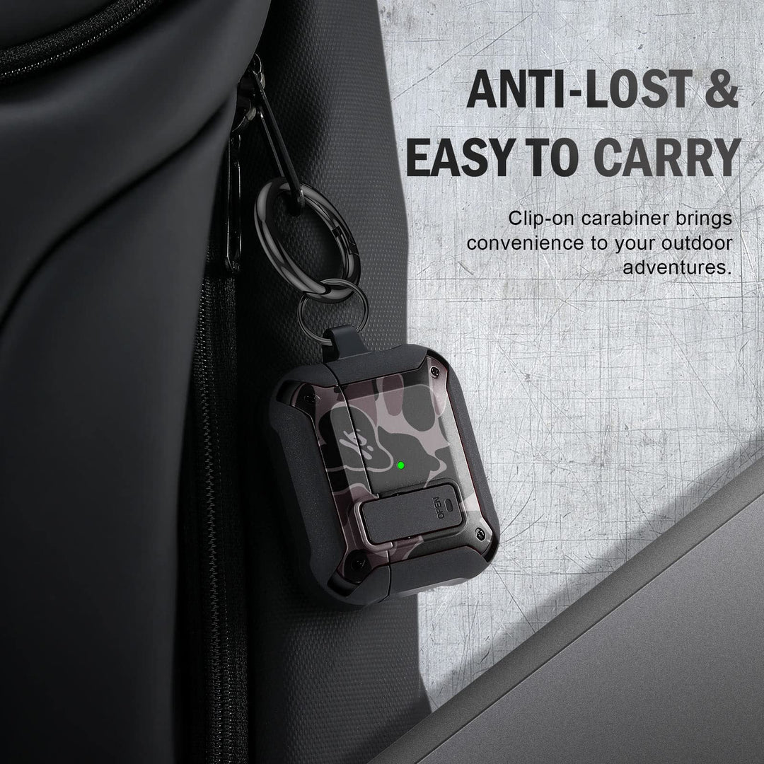 Maxjoy Carbon Fiber AirPods Case with Keychain - DOKUTRONIX