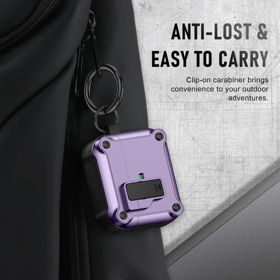 Maxjoy Carbon Fiber AirPods Case with Keychain - DOKUTRONIX