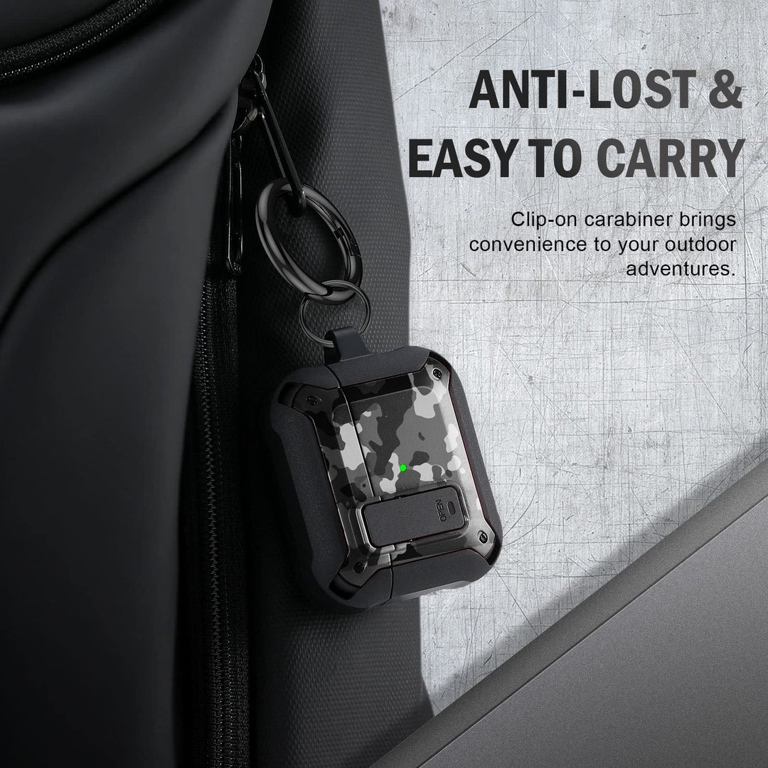 Maxjoy Carbon Fiber AirPods Case with Keychain - DOKUTRONIX