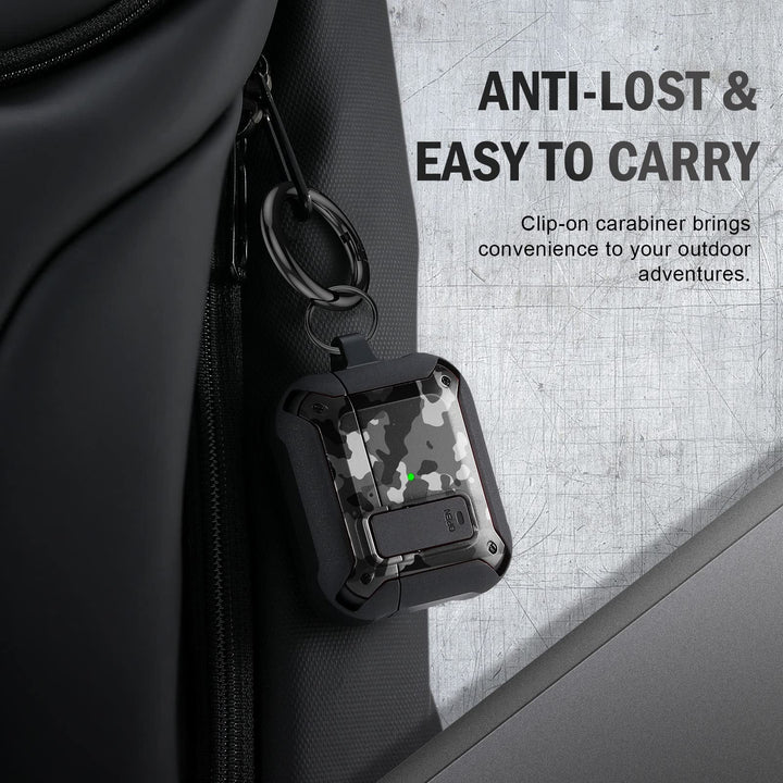 Maxjoy Carbon Fiber AirPods Case with Keychain - DOKUTRONIX