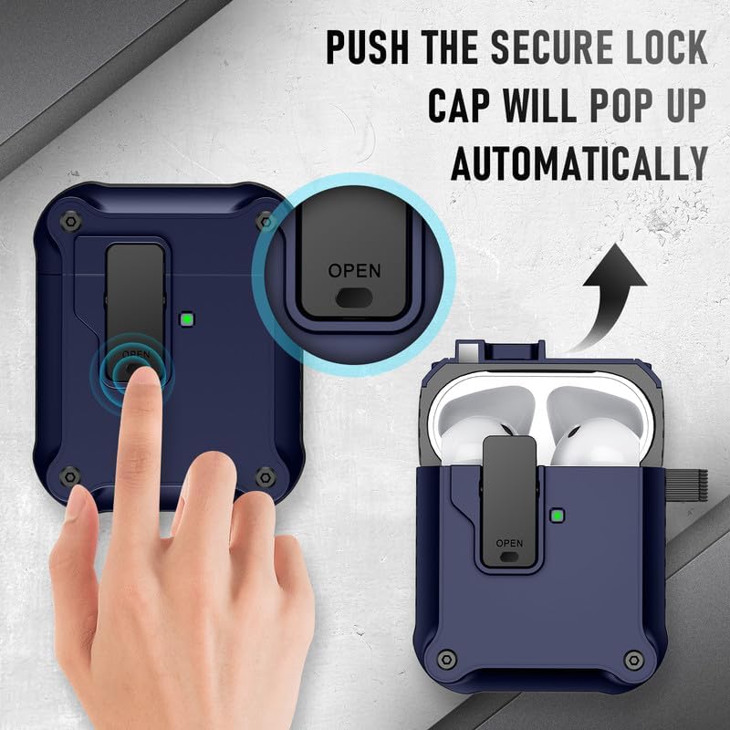 Maxjoy Carbon Fiber AirPods Case with Keychain - DOKUTRONIX