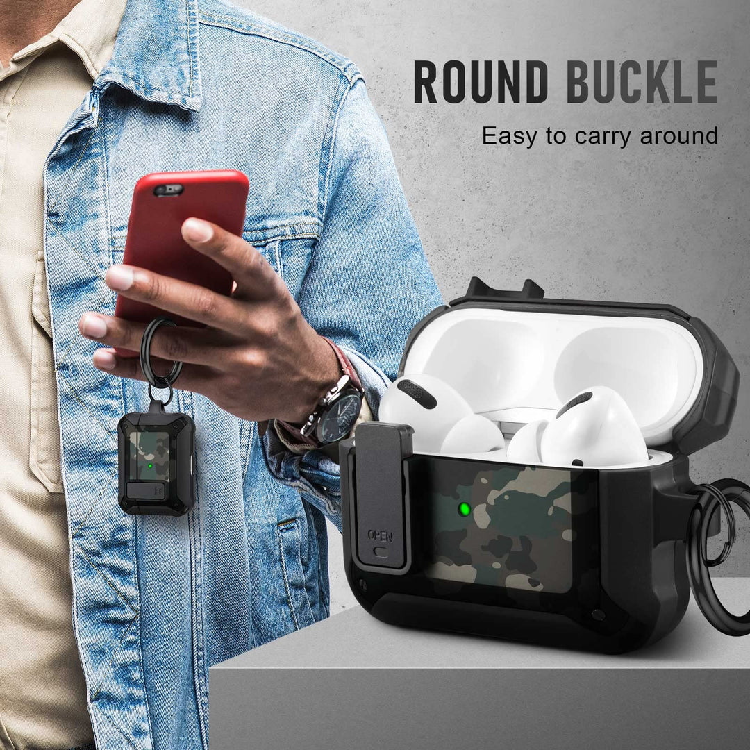 Maxjoy Carbon Fiber AirPods Case with Keychain - DOKUTRONIX