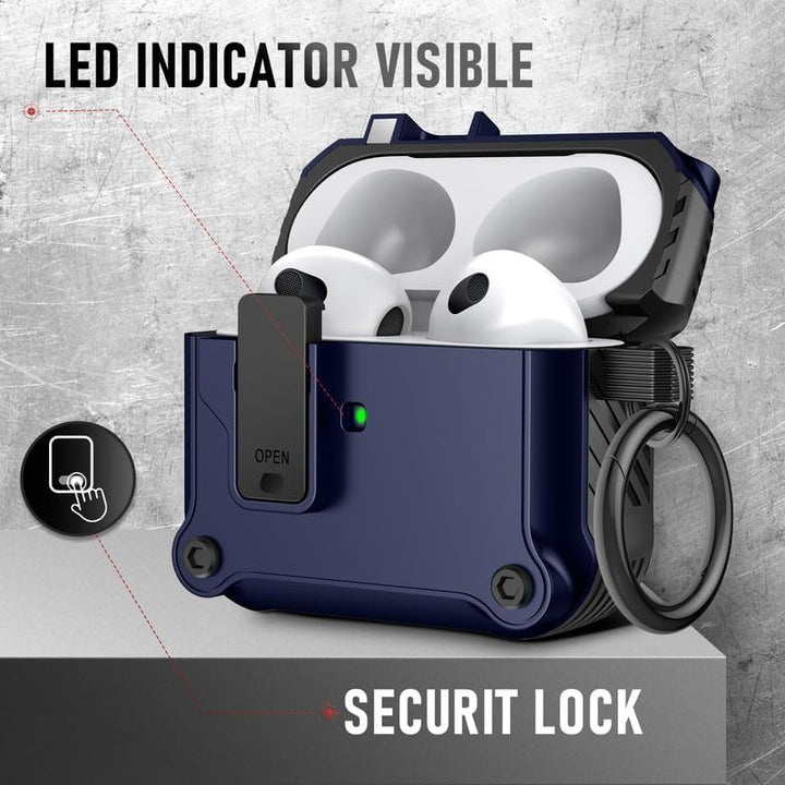 Maxjoy Carbon Fiber AirPods Case with Keychain - DOKUTRONIX