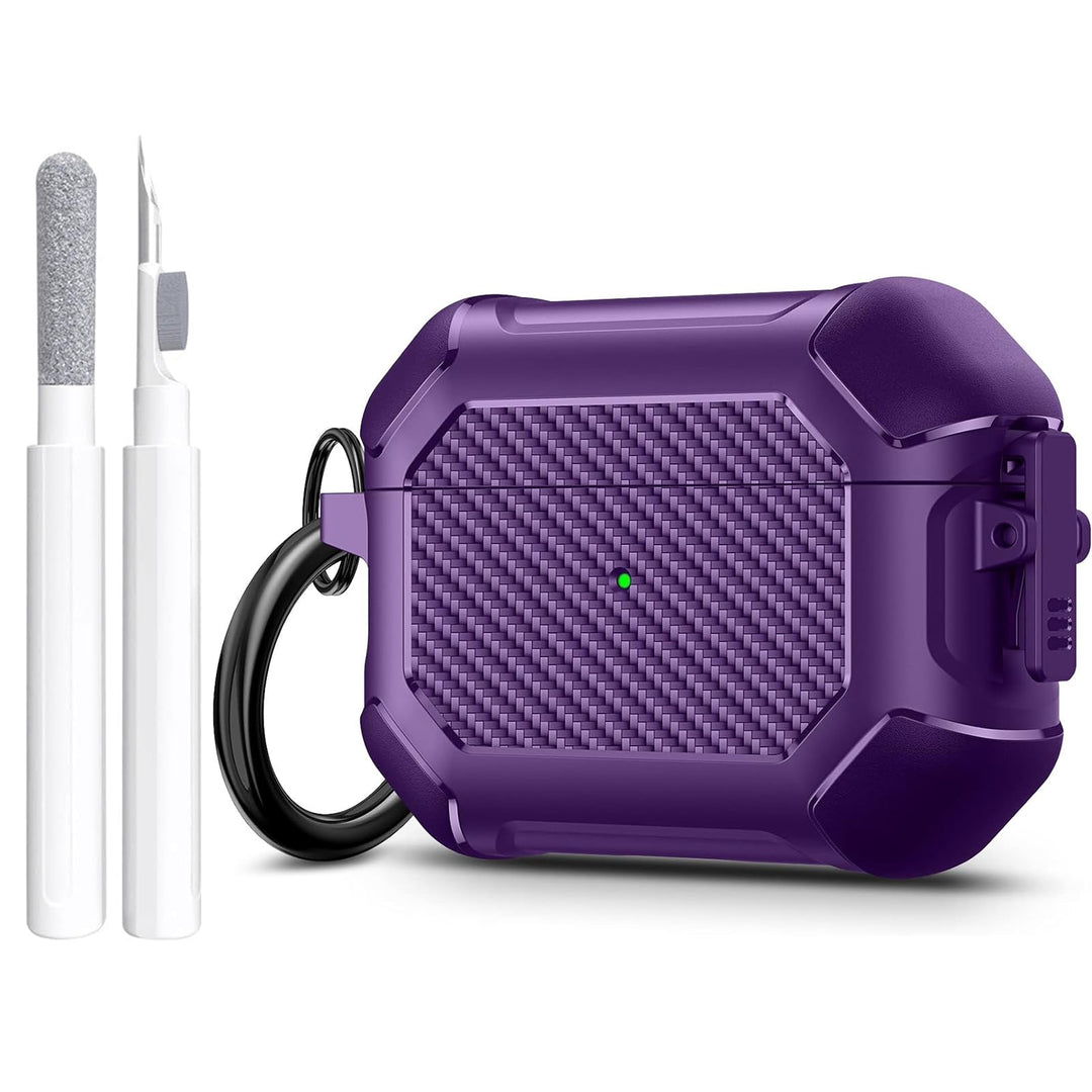 Maxjoy Carbon Fiber AirPods Case with Keychain - DOKUTRONIX