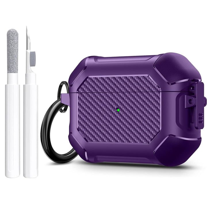 Maxjoy Carbon Fiber AirPods Case with Keychain - DOKUTRONIX