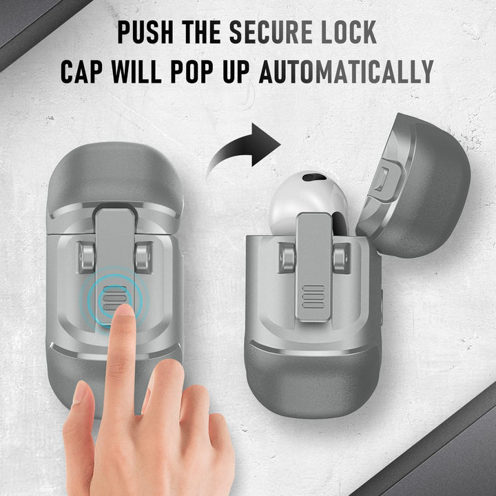 Maxjoy Carbon Fiber AirPods Case with Keychain - DOKUTRONIX