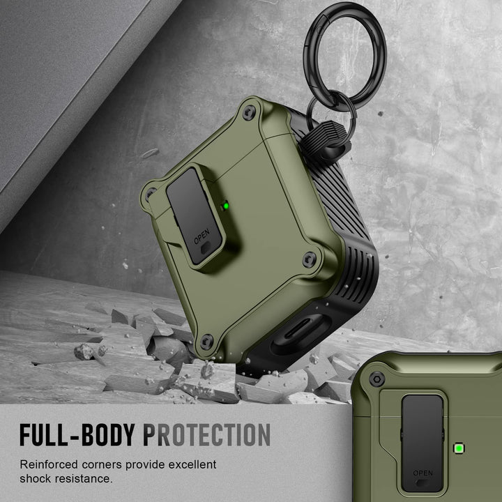 Maxjoy Carbon Fiber AirPods Case with Keychain - DOKUTRONIX