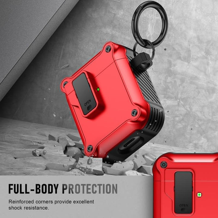 Maxjoy Carbon Fiber AirPods Case with Keychain - DOKUTRONIX