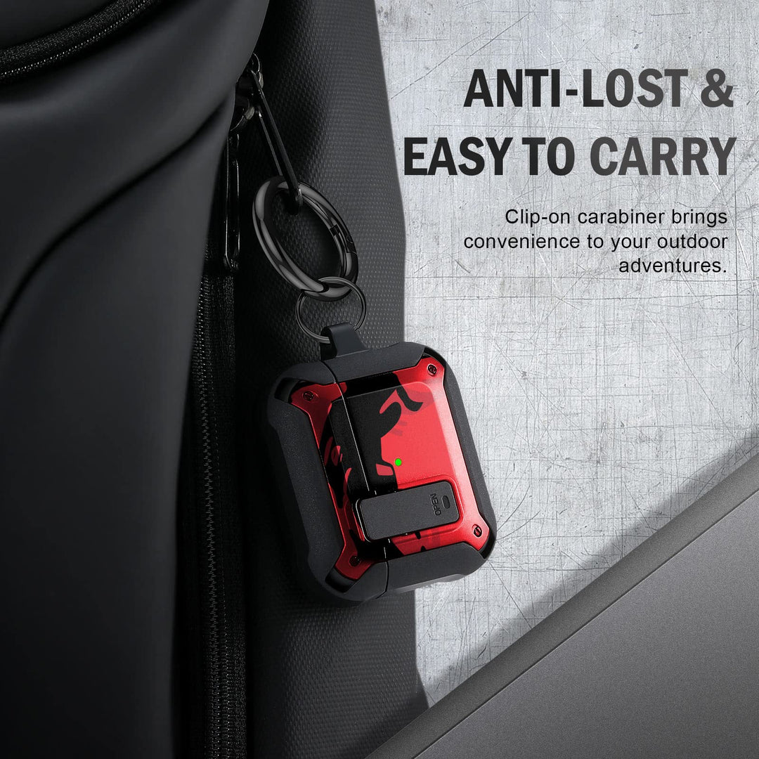 Maxjoy Carbon Fiber AirPods Case with Keychain - DOKUTRONIX