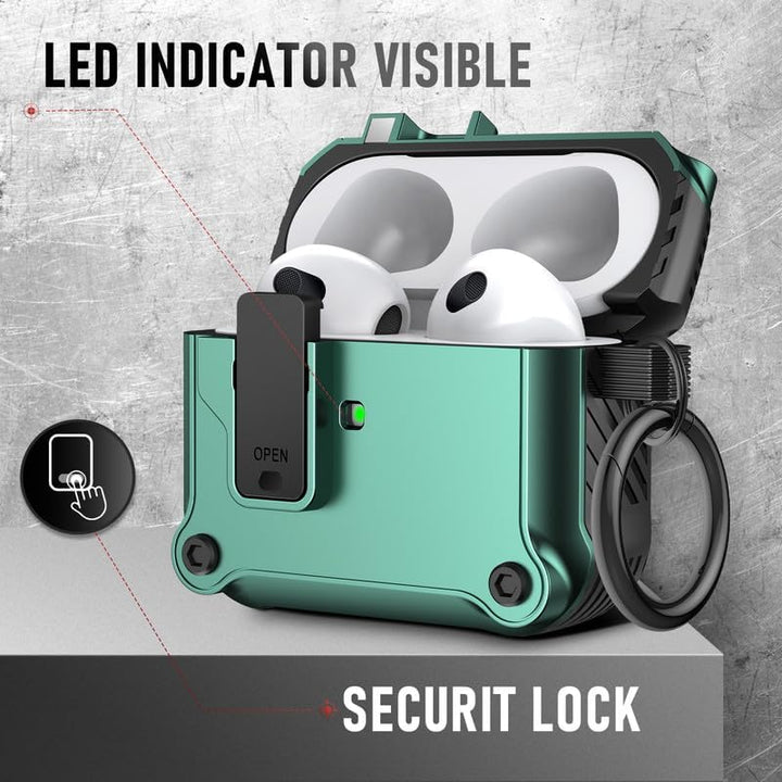 Maxjoy Carbon Fiber AirPods Case with Keychain - DOKUTRONIX