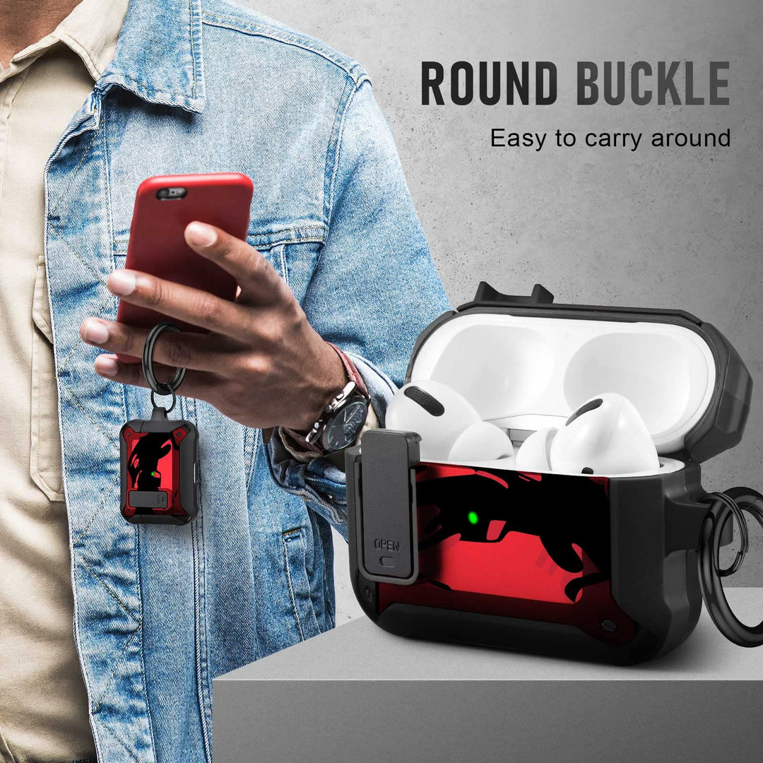 Maxjoy Carbon Fiber AirPods Case with Keychain - DOKUTRONIX