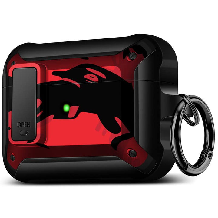 Maxjoy Carbon Fiber AirPods Case with Keychain - DOKUTRONIX