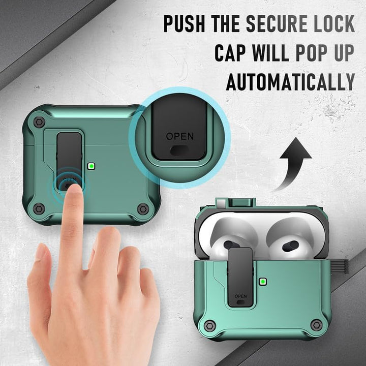 Maxjoy Carbon Fiber AirPods Case with Keychain - DOKUTRONIX