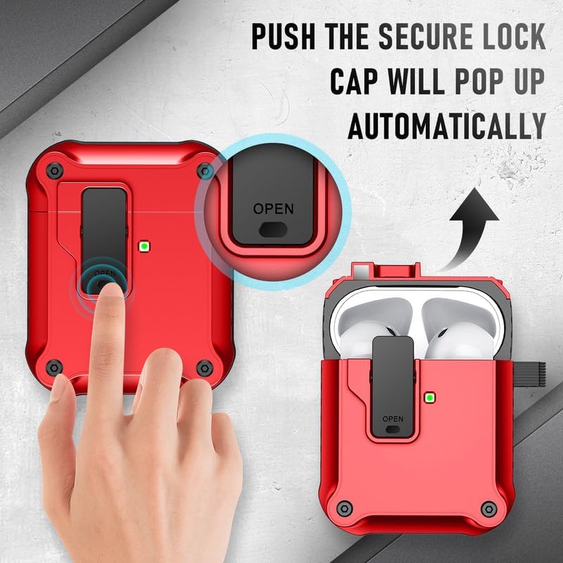 Maxjoy Carbon Fiber AirPods Case with Keychain - DOKUTRONIX