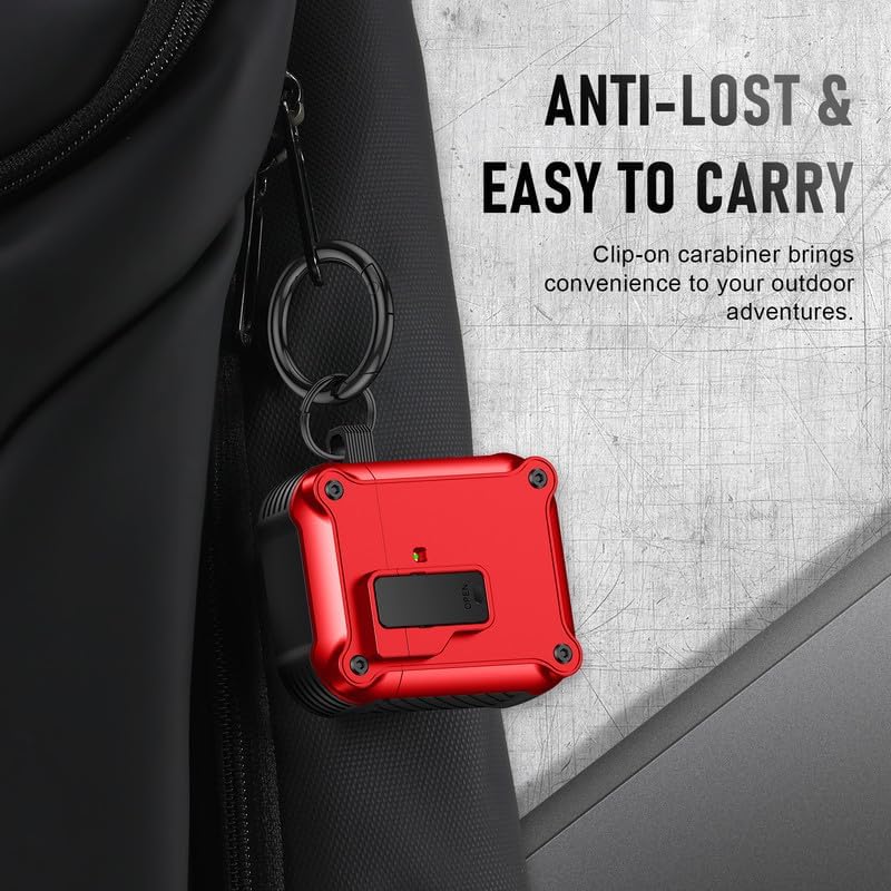 Maxjoy Carbon Fiber AirPods Case with Keychain - DOKUTRONIX