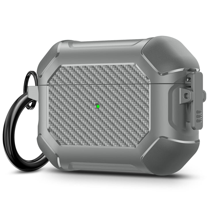 Maxjoy Carbon Fiber AirPods Case with Keychain - DOKUTRONIX