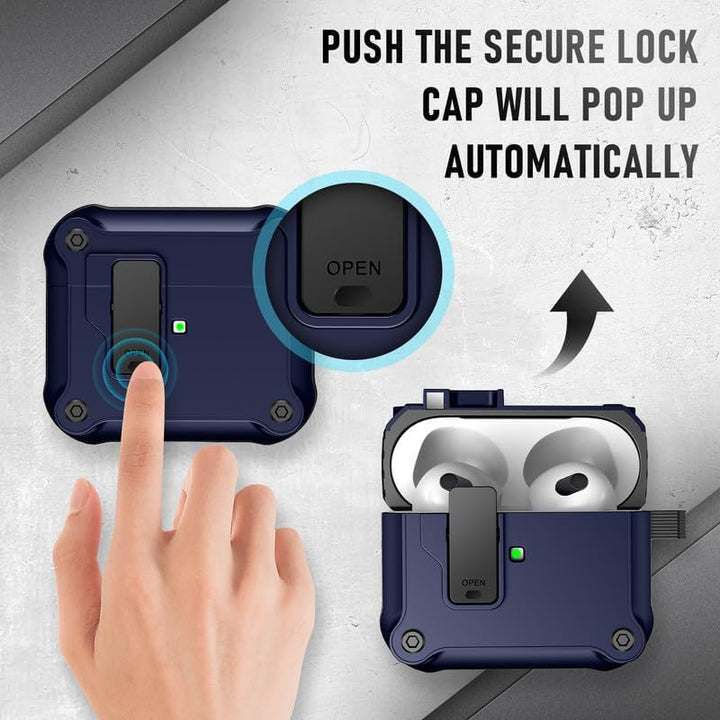 Maxjoy Carbon Fiber AirPods Case with Keychain - DOKUTRONIX