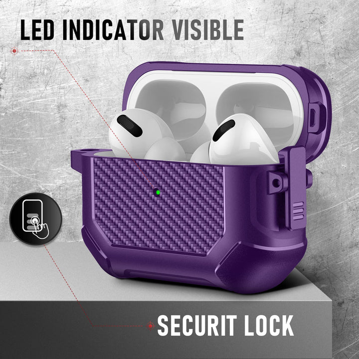 Maxjoy Carbon Fiber AirPods Case with Keychain - DOKUTRONIX