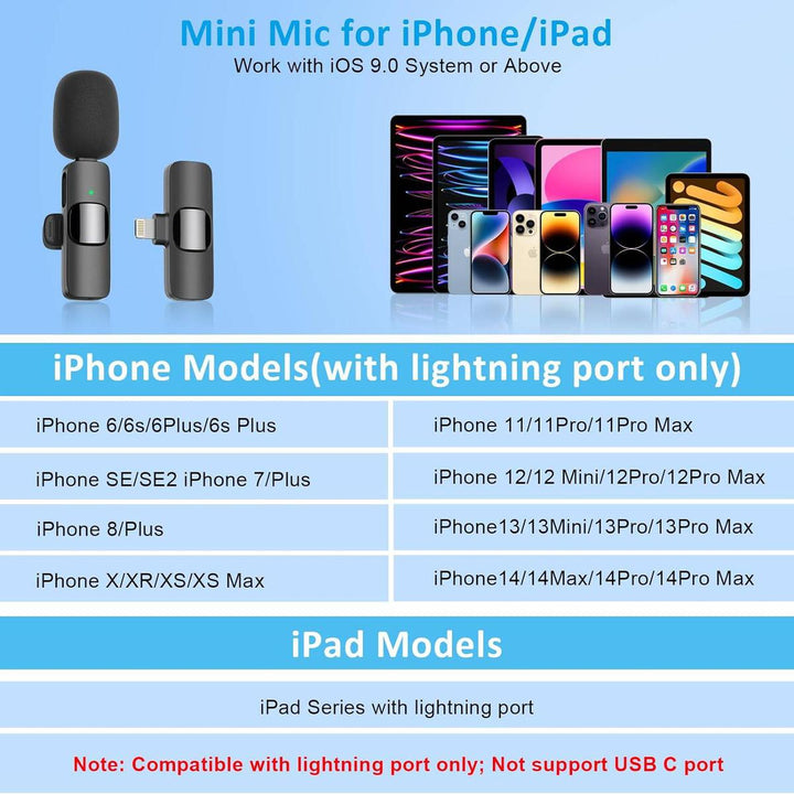 MAYBESTA Mini Mic: Bluetooth for iPhone/iPad - DOKUTRONIX