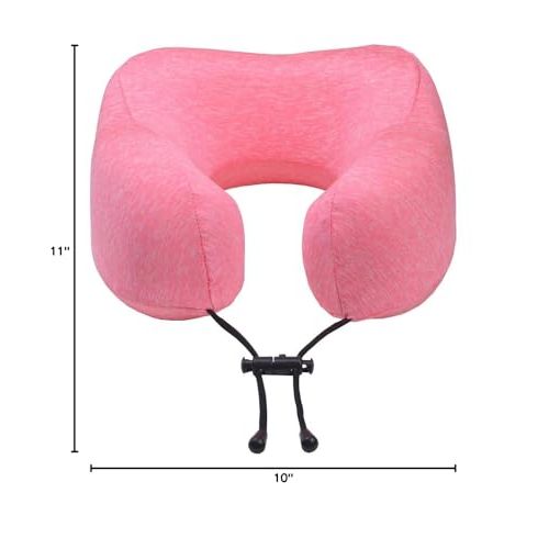 Memory Rest Neck Pillow - Rose - DOKUTRONIX