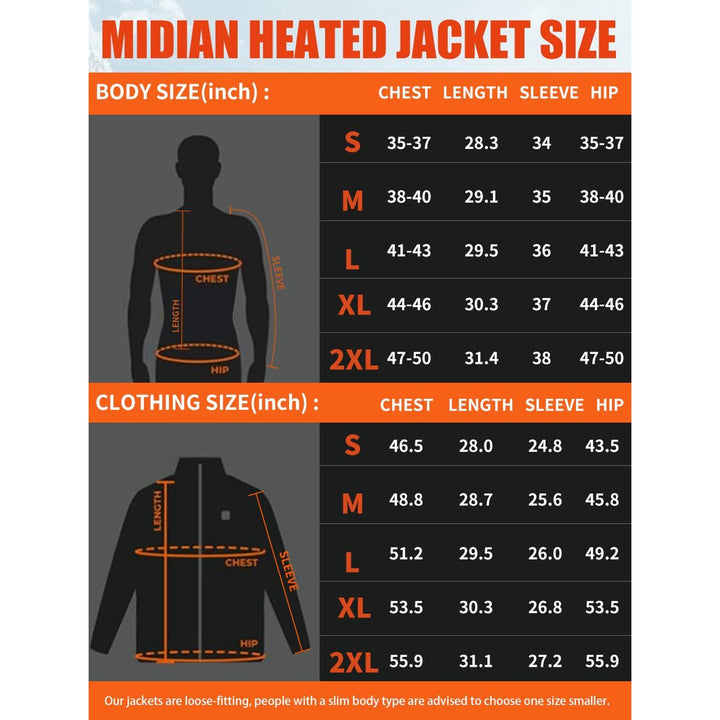 HEATWAVE Men's Heated Jacket - DOKUTRONIX