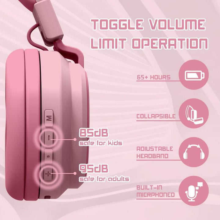 MIDOLA Bluetooth Kids Headphones - Fun & Safe Sound! - DOKUTRONIX