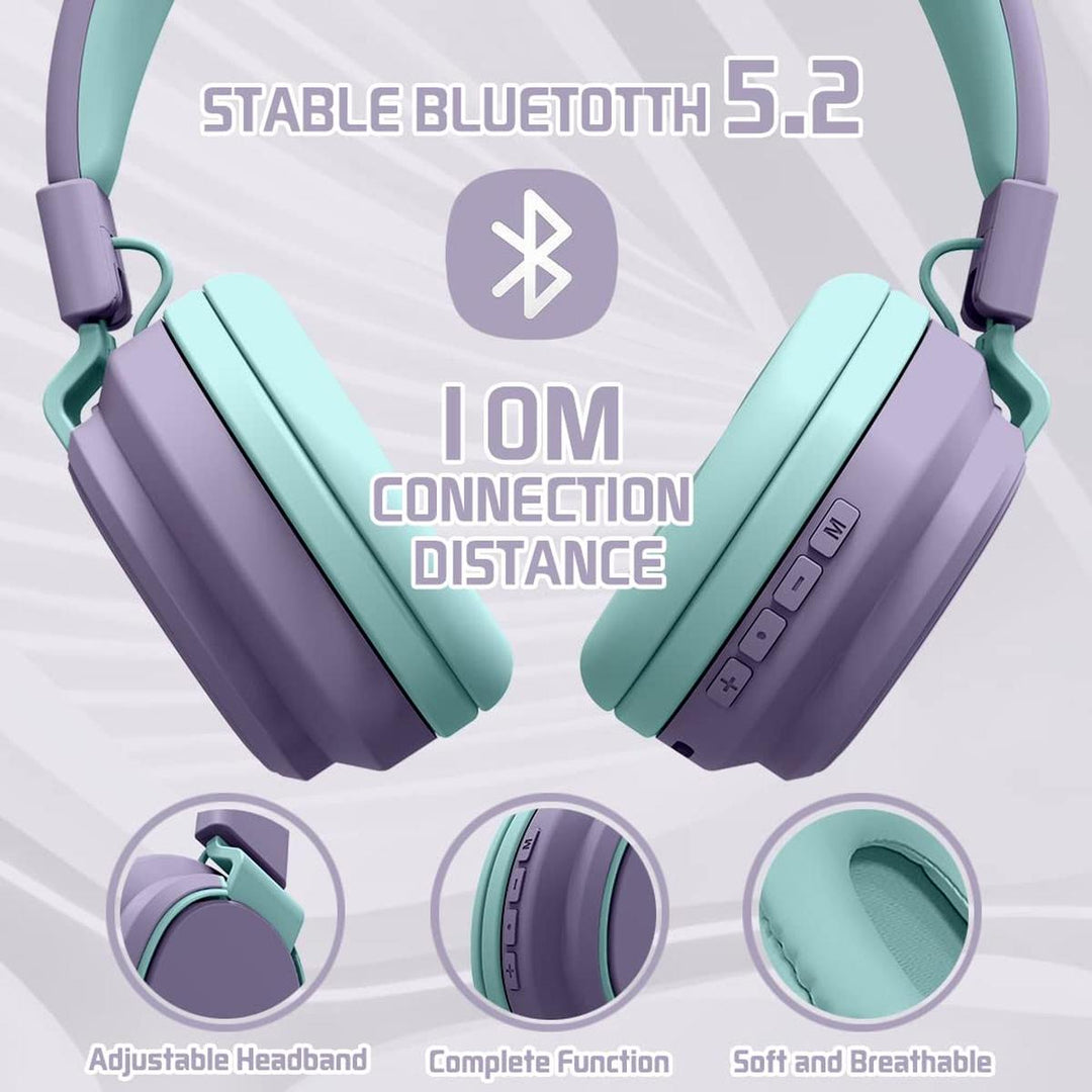 MIDOLA Bluetooth Kids Headphones - Fun & Safe Sound! - DOKUTRONIX