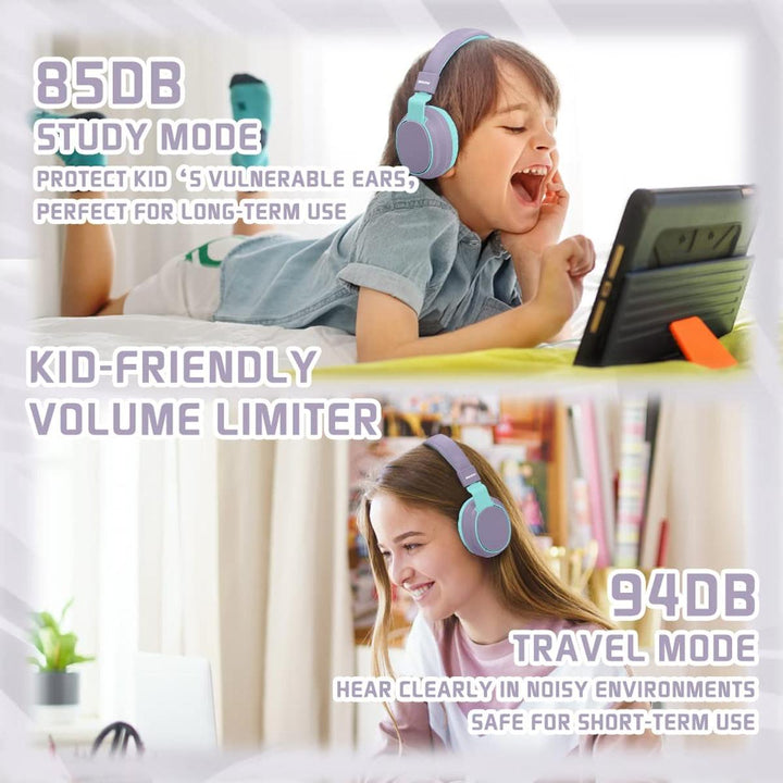 MIDOLA Bluetooth Kids Headphones - Fun & Safe Sound! - DOKUTRONIX