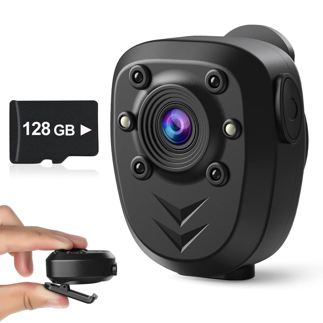 Compact Pro 1080P Mini Body Cam with Night Vision - DOKUTRONIX